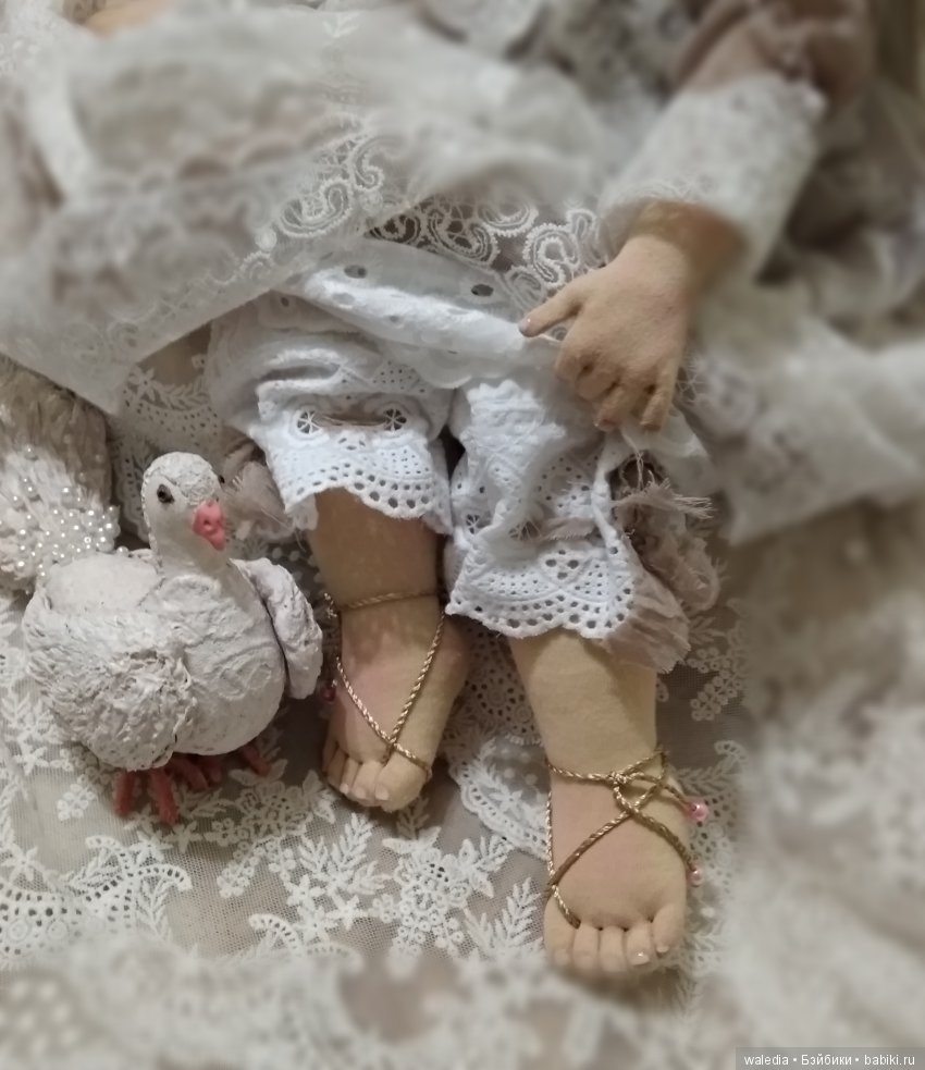Авторская текстильная кукла от waledia Ангелина | Бэйбики Авторская текстильная кукла от waledia Ангелина (фото 5)