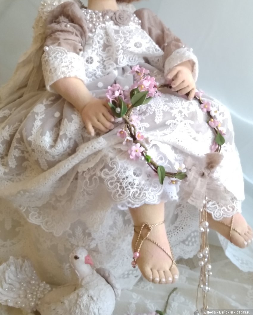 Авторская текстильная кукла от waledia Ангелина | Бэйбики Авторская текстильная кукла от waledia Ангелина (фото 4)