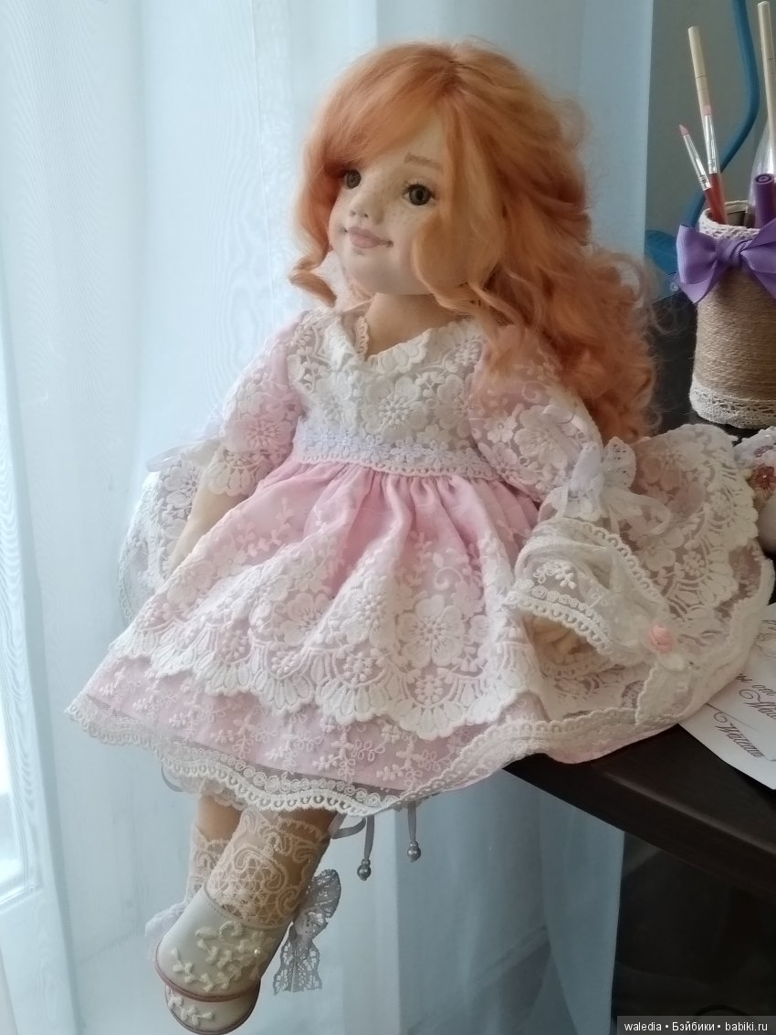 Милая Злата. Авторская текстильная кукла