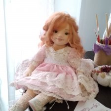 Милая Злата. Авторская текстильная кукла