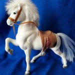 Винтажная андалузская лошадка для маленьких принцесс.