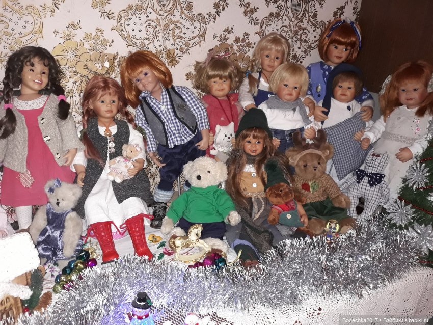 Поем новогодние песенки — Куклы Susi Eimer (Сюзи Эймер): Gotz