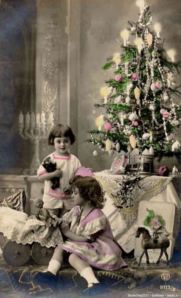 Старые добрые открытки С Рождеством! Поздравляю всех с волшебным праздником