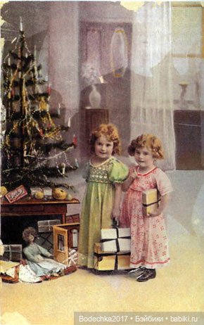 Старые добрые открытки С Рождеством! Поздравляю всех с волшебным праздником