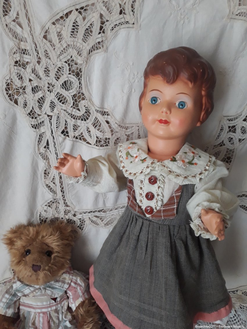 Кукла немецкой компании PORCUPINE(Дикобраз)-50-х годов (фото 7)