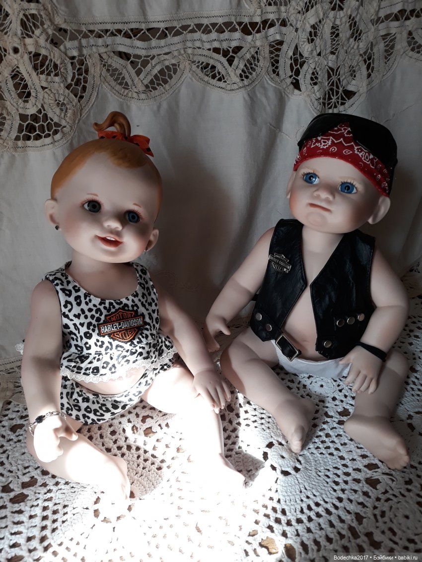 Очаровательные малыши байкеры от легендарного Франклина Минта (фото 7)