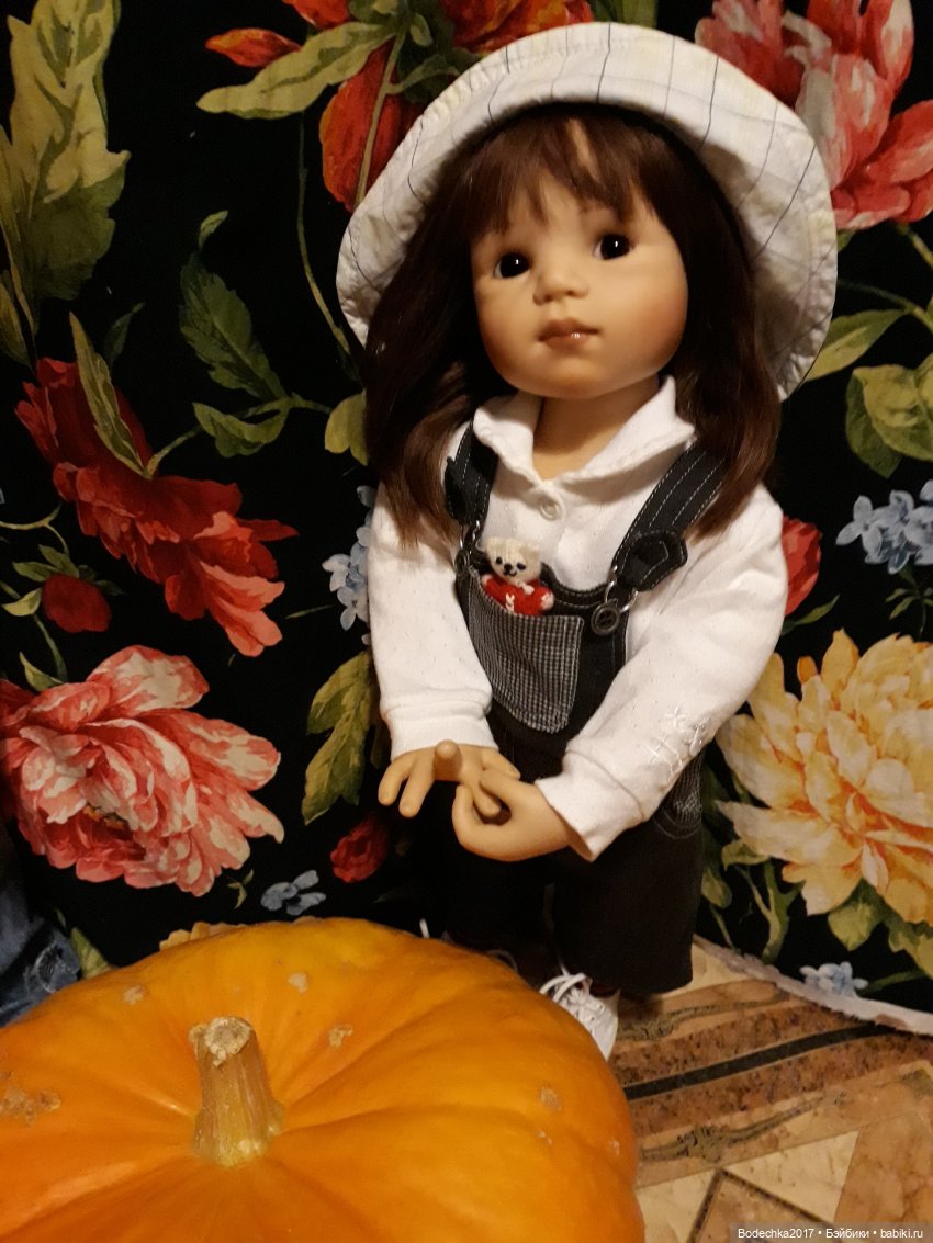 А нас угостили красавицей тыквой