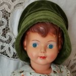 Редчайшая, антикварная кукла PORCUPINE (Дикобраз)  50-х годов.