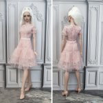 Платье нежное Зефирное - розовая пудра