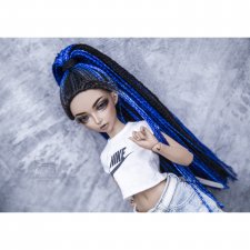 Снова новый парик для Минифи - хвостик