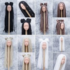 Парики для Фешн кукол на головы 4-5