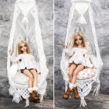 Стрекозки или Розочки? - 2 новых подвесных кресла для Минифи