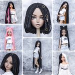 Парики для кукол Минифи Minifee, JiD Iplehouse и других MSD (ОГ 17см) размер 6-7