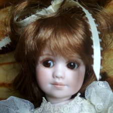 Фарфоровая кукла - невеста Джиллиан от Jerri McCloud. #278/500.