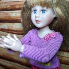 Виниловая кукла из серии "Вера и друзья" от Robin Woods Виниловая кукла из серии "Вера и друзья" от Robin Woods