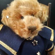 Винтажный медвежонок Матрос от Barbara McConnell. 100% мохер.