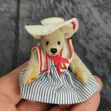 Мишка в матроске от World Of Miniature Bears. 7 см