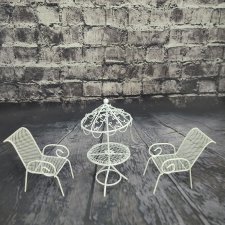 Набор кукольной мебели. Миниатюра