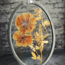 Аксессуар с сухоцветами для фотосессий. Винтаж. 15 см