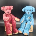 Пара мохеровых мишек от Knickerbocker. 30 см.