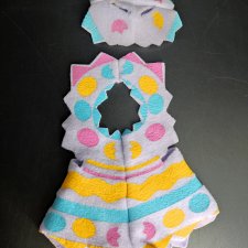 Аутфит для мишки Muffy и кролика Hoppy Vanderbear. Писанка