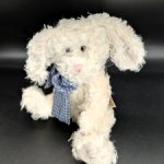 Белый Кролик от Boyds Bears Co. Мохер. 30 см. 1998 год.