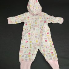 Комбинезон и шапочка для малышей ростом 35 см.