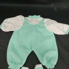 Комбинезон+пинетки для куклы 35 - ти см ростом.