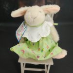 Кролик Hoppy Vanderhare. Весенние шляпки. 20 см