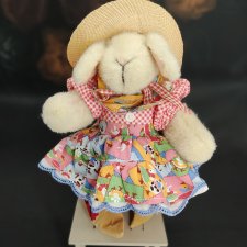 Кролик Hoppy Vanderhare. Девушка Ковбой. 1990 год. Винтаж. 20 см