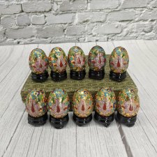 Яйцо пасхальное на подставке. Клуазонне. Cloisonne. 4 см