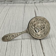 Винтажная щётка с мишкой. 14,5 см.