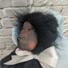 Мишка Бэби в голубом от Georgette Zlomke. 38 см