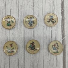 Миниатюра. Тарелочки Hummel. 1971-76 гг. 2,2 см.