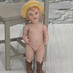 Авторская кукла по молду Paul Jackson. Малышка в бонете. 16 см