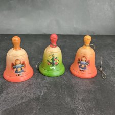 Ёлочные игрушки Колокольчики от Anri. Дерево.