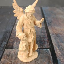 Деревянная статуэтка Ангел-Хранитель от Josef Albl. 10 см