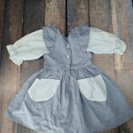 Платье для куклы 60 см ростом. Винтаж.