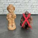 Деревянные статуэтки. С утратами.