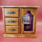 Шкатулка шкаф для кукол №4