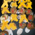 Винтажные парики для кукол Блонд Размер 7 "-8"