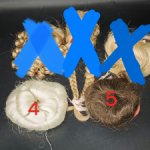 Винтажные парики для кукол. Размер 12"-13"