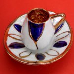 Миниатюра. Кофейная пара Бутон. Португалия