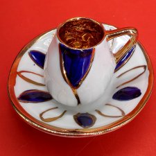 Миниатюра. Кофейная пара Бутон. Португалия