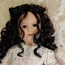 Большая виниловая кукла от Inge Tenbusch 90 см 2003 год