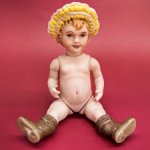 Фарфоровая кукла по молду Paul Jackson. США. OOAK