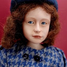 Редкая авторская кукла от Yolanda Bello Мешок полный счастья