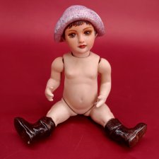 Маленькая фарфоровая кукла по молду Paul Jackson. США