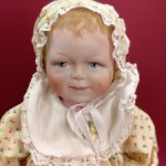 Редкая кукла Солнышко от Garrard. Фарфор. 1983 год.