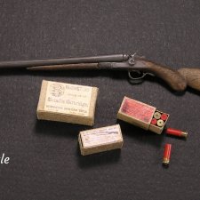 Миниатюрное ружье, масштаб 1:12